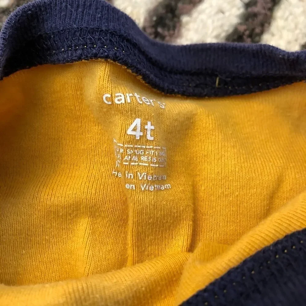 Carter’s Football pajamas